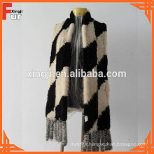 Most Fashion Knitted Mink Shawl Fur Scarf